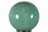 Chatoyant, Polished Amazonite Sphere - Madagascar #229767-1